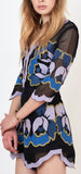 'Never Ever' Embroidered Romper in Black - DESIGNER INSPIRED FASHIONS