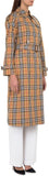 Vintage Check Cotton Trench Coat