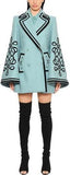 Blue Bell-Sleeve Coat