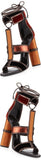 Patchwork Leather Cage Sandals-Multi - DESIGNER INSPIRED FASHIONS