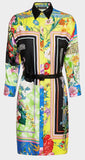 Floral-Print Shirt Dress