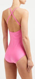 Logo Print Body Suit, Pink