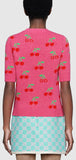 GG Cherry Jacquard Wool Knit Top | DESIGNER INSPIRED FASHIONS