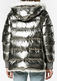 Faux Fur Shearling Puffer Jacket