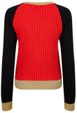 Tiger Embroidered Knit Sweater