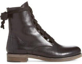 'Harper' Lace-up Leather Ankle Boots - DESIGNER INSPIRED FASHIONS