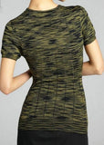 Knit Cotton and Viscose Top
