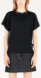 Side Strap T-Shirt, Black | DESIGNER INSPIRED FASHIONS