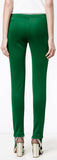 Striped Tech-Jersey Leggings, Green