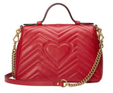 GG Marmont Small Top-handle Bag - Red or Black