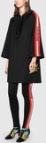 Hooded Jersey Dress, Black