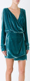 'Anjelica' Velvet Short Dressing Gown