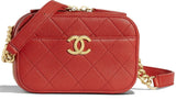 Grained Calfskin Waist bag - Red or Black | DESIGNER INSPIRED FASHIONS
