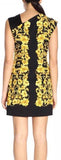Baroque Sleeveless Printed Mini Dress | DESIGNER INSPIRED FASHIONS