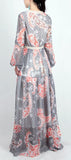 Printed Paneled Boho Maxi Dress