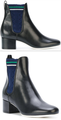 Knitted Panel Boots