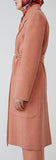 Peach Wrap Coat