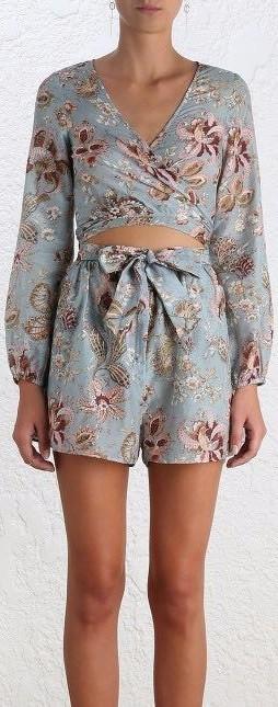 Pavilion Wrap Playsuit