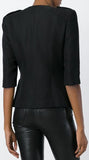 Double Breasted Half-Sleeve Jacket - DESIGNER INSPIRED FASHIONS