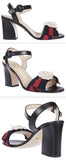 Floral Embellished Sandals, Black