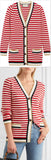 Striped Cardigan Sweater