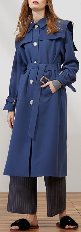 Single-Breasted Trench Coat