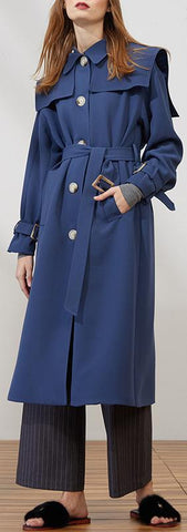 Single-Breasted Trench Coat