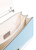 'Kan I' Bag with Embroidery, White