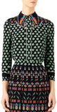 Four Leaf Clover Silk Shirt