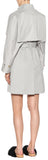 Cotton Gabardine Trenchcoat, Grey
