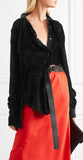 Striped Devor̩-Velvet Shirt