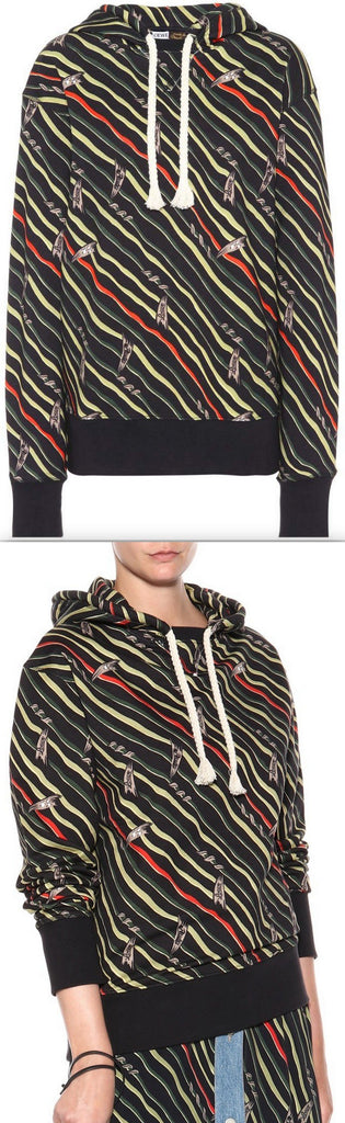 X Paula's Ibiza Printed Cotton Hoodie