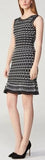 Jacquard Knit Mini Dress