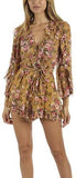 Golden Ruffle Romper