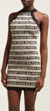 Logo-Intarsia Knitted Mini Dress | DESIGNER INSPIRED FASHIONS