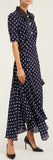 Polka Dot Print Midi Dress