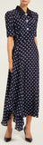 Polka Dot Print Midi Dress