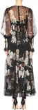 Dog Print Midi Dress