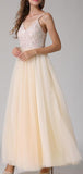Sequined Sleeveless Tulle/Mesh Gown