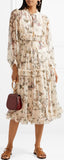 Floral Maples Frill Dress