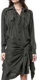 Tie-Front Shirt-Dress