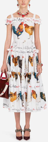 Turkey Printed Poplin Dress