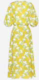 Graphic Elder Crepe De Chine Dress