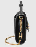 Zumi Smooth Leather Small Shoulder Bag - Black or White | DESIGNER INSPIRED FASHIONS