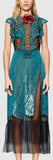 Embellished Sequined Tulle Dress - DESIGNER INSPIRED FASHIONS