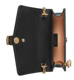 Sylvie Leather Mini Chain Bag - Black, White, Red
