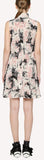 Silk Dress with Lunar Daisy Print | DESIGNER INSPIRED FASHIONS