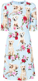'Mimmo' Printed Cady Dress