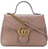 GG Marmont Medium Top Handle Bag - Nude or Black