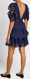 Pleated Dress with Embroidery